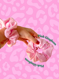 Pink Gingham Scrunchie