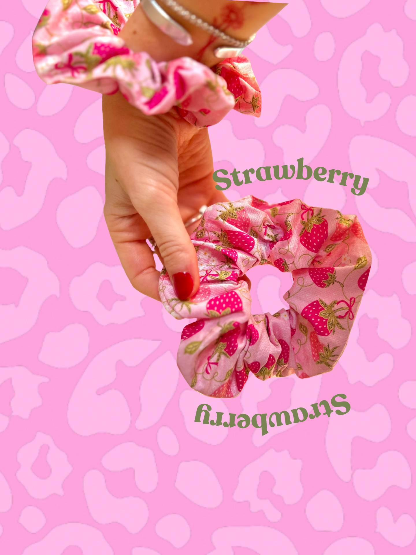 Strawberry Scrunchie